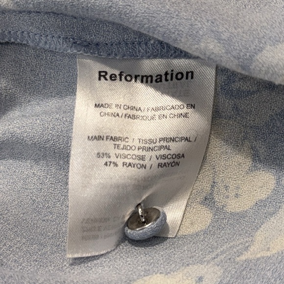 Reformation Reverie Viscose Blend Midi Dress Size 4 - Picture 15 of 16